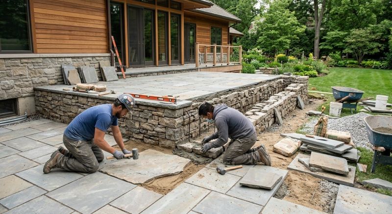 Masonry Steps Installation in Stamford, CT