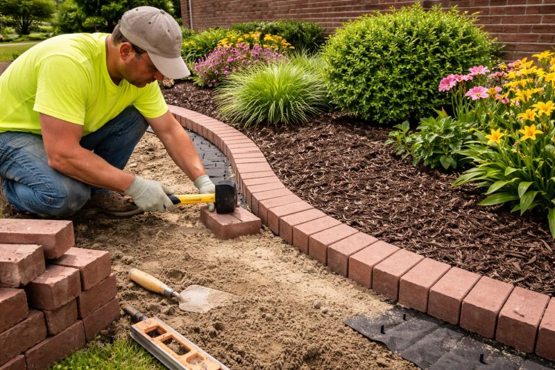 Brick Hardscape Installation in Boston, MA