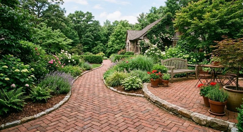 Brick Hardscaping Installation in Boston, MA
