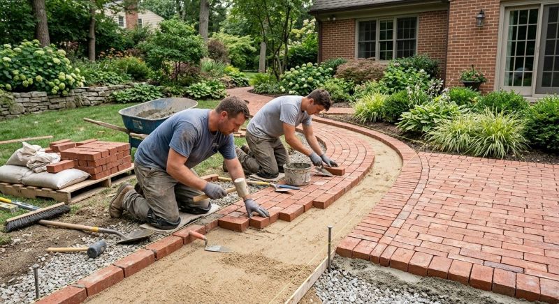 Brick Landscaping Service in Stamford, CT