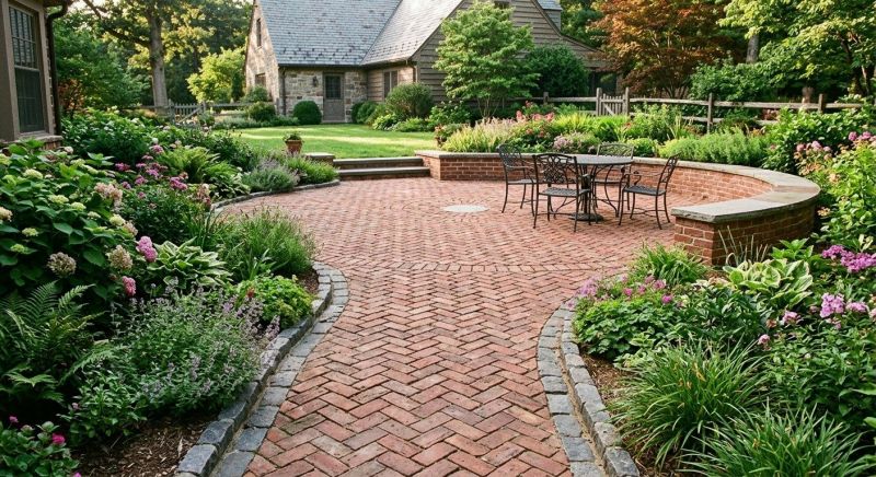Brick Patio Installation in Boston, MA