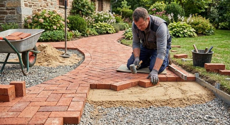 Brick Paving Installation in Worcester, MA