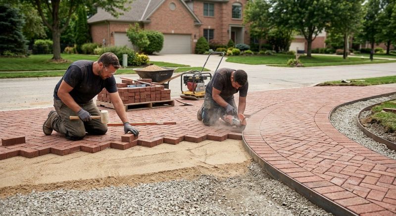 Brick Paving Installation in West Hartford, CT