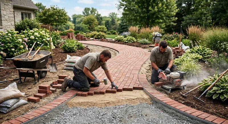 Brick Paving Installation in Boston, MA