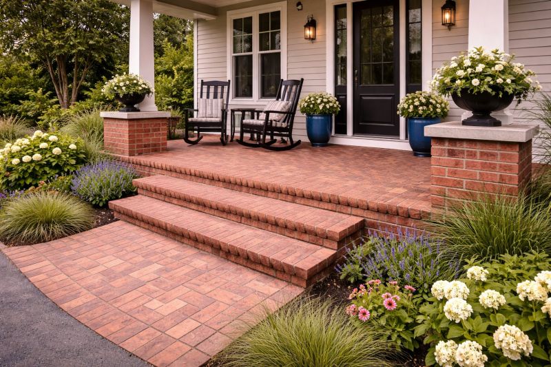 Brick Porch Installation in Norwalk, CT