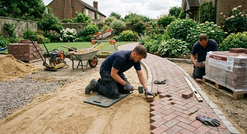 Brick Walkway Installation in Norwalk, CT