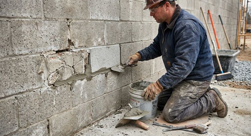 Cement Block Repair in Cleveland, OH