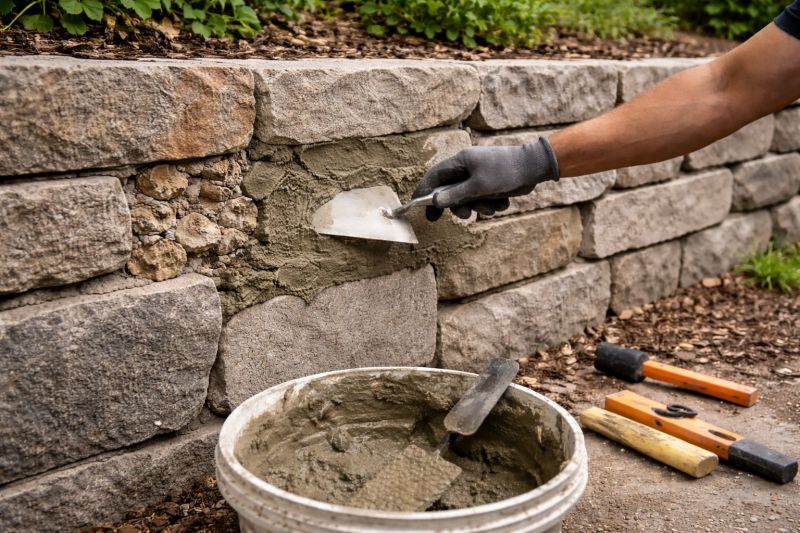 Rock Wall Repair in Cleveland, OH